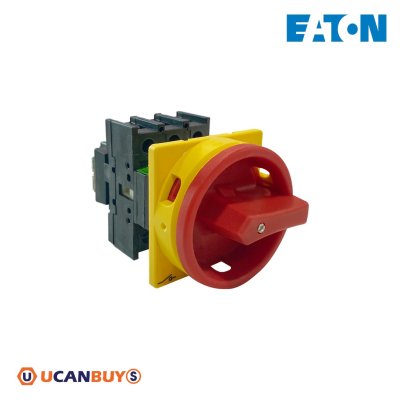 Eaton สวิตช์ตัดวงจรไฟ แบบบิดเปิด-ปิด มาพร้อมกล่อง  3P 32A, IP65 (ชนิดปุ่มหยุดฉุกเฉิน) l P1-32/EA/SVB
