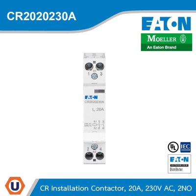 EATON CR Installation Contactor 20A 230VAC 2NO | CR2020230A