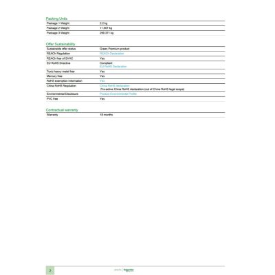 Schneider Electric Safety Switch 60A 3 เฟส 240VAC เซฟตี้สวิตช์แบบไม่มีฟิวส์ ใช้ภายนอกอาคาร | DU322RB
