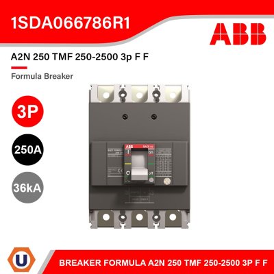 ABB BREAKER FORMULA A2N 250 TMF 250-2500 3P F F