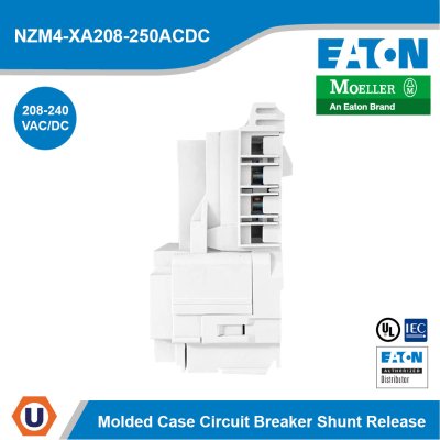 EATON Moeller Series NZM Molded Case Circuit Breaker Shunt Release | NZM4-XA208-250AC/DC