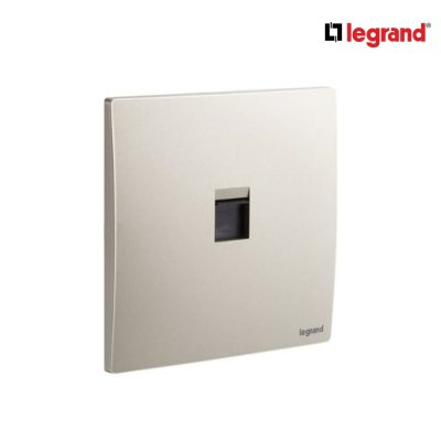 Legrand เต้ารับคอมพิวเตอร์ Lan Cat6 RJ45 สีแชมเปญ Cat6 UTP Socket รุ่นมาเรียเซนต์ | Mallia Senses | 281162CH