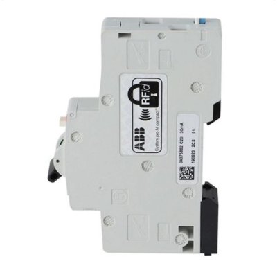 ABB ลูกเซอร์กิตเบรกเกอร์กันไฟดูด,ไฟรั่ว RCBO 16A รุ่น DSE201-C16-AC30 / 1P / 16A / 30mA / 6kA ตัดวงจรภายใน 3 มิลลิวินาที