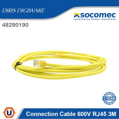 Socomec Connection Cable 600V RJ45 3M | 48290190