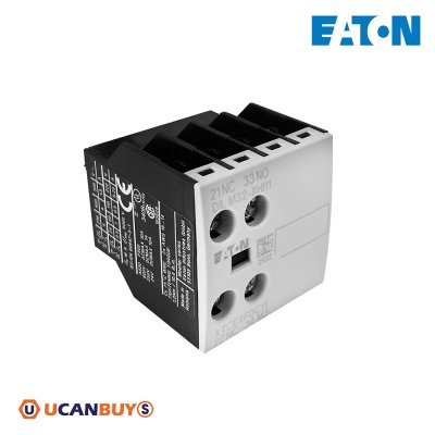 EATON อุปกรณ์เสริมคอนแทค 2P, Ith 16A, 1 N/O,1 N/C, Front Fixing Screw Terminals, DILM7 - DILM38 | DILM32-XHI11