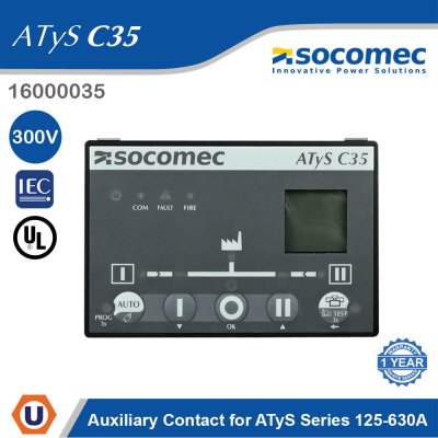 Socomec ATyS C35 Controller With a Display Screen and Communication | 16000035