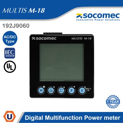 Socomec MULTIS M18 Digital Multifunction Power Meter | 192J9060