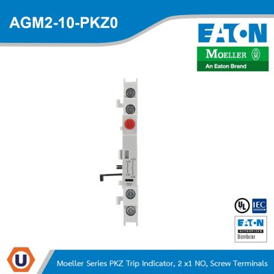 EATON Moeller Series PKZ Trip Indicator 2 x 1 NO Screw Terminals | AGM2-10-PKZ0