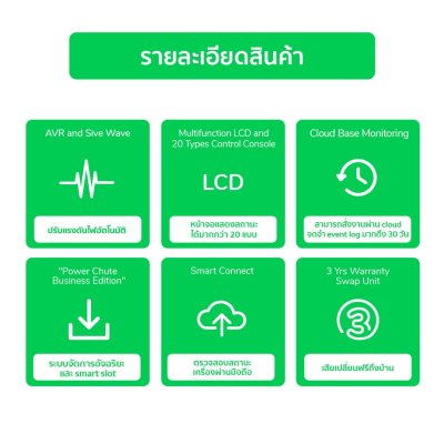 Schneider Electric APC เครื่องสำรองไฟ สำหรับ Sever Network 750VA 500Watt SmartConnect | SMT750IC