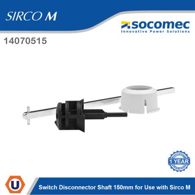 Socomec Switch Disconnector Shaft 150mm for Use with Sirco M | 14070515