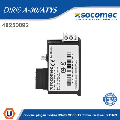 Socomec Optional Plug-In Module RS485 MODBUS Communication for DIRIS | 48250092