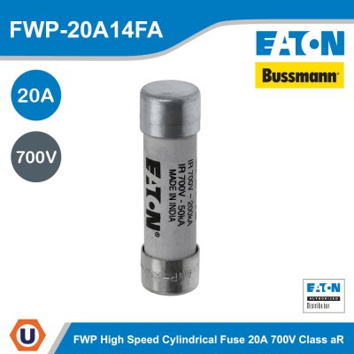 Eaton Bussmann series high speed cylindrical fuse 20A 700V | FWP-20A14FA