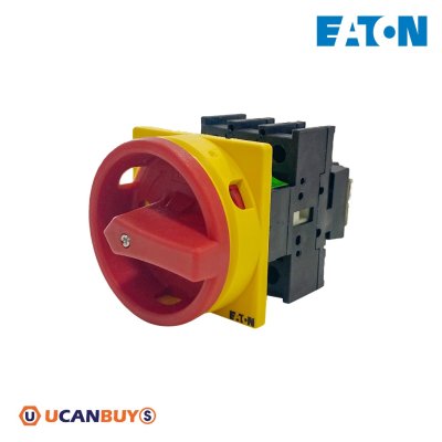 Eaton สวิตช์ตัดวงจรไฟ แบบบิดเปิด-ปิด มาพร้อมกล่อง  3P 32A, IP65 (ชนิดปุ่มหยุดฉุกเฉิน) l P1-32/EA/SVB