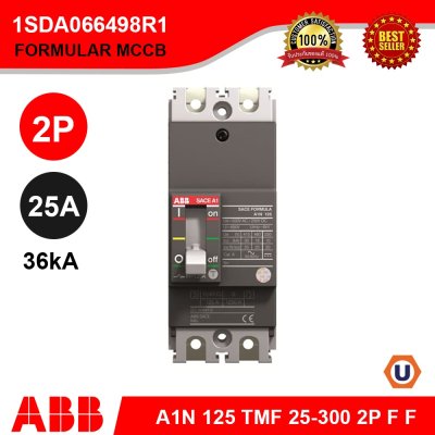 ABB A1N 125 TMF 25-300 2p F F Moulded Case Circuit Breaker FORMULA (36kA) 1SDA066498R1