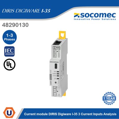 Socomec Current module DIRIS Digiware I-35 3Current Inputs Analysis | 48290130