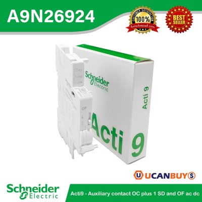 Schneider Electric Acti9 Auxiliary contact OC plus 1 SD and OF ac dc | A9N26924