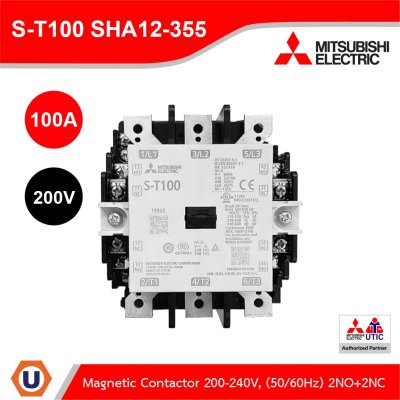 Mitsubishi Magnetic Contactors and Magnetic Motor Starters รุ่น S-T100 200V