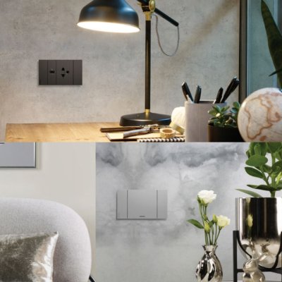 Schneider Electric สวิตซ์ทางเดียว มีพรายน้ำ สีขาว 1 Way switch, White | AvatarOn A | M3T31_1F_WE