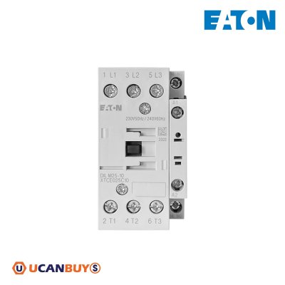 EATON - แมกเนติกคอนแทคเตอร์ 11 kw/15 Hp, AC-3, 380V w/Aux.1NO | DILM25-10(230V50HZ,240V60HZ)