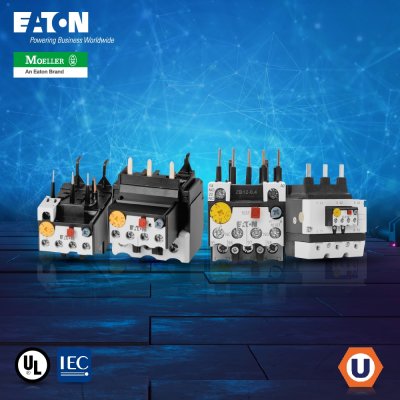 EATON Overload Relay การปรับกระแส 2.4-4A 1N/O+1N/C ใช้กับคอนแทคเตอร์รุ่น DILM7,9,12 - Moeller Series | ZB12-4