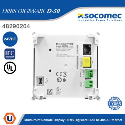 Socomec Multi-Point Remote Display DIRIS Digiware D-50 | 48290204