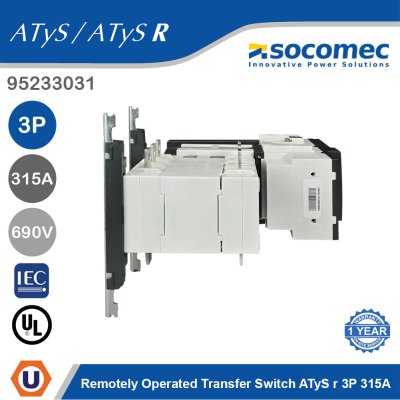 Socomec Remotely Operated Transfer Switch ATyS r 3P 315A | 95233031
