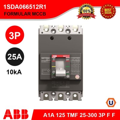 ABB A1A 125 TMF 25-300 3p F F Moulded Case Circuit Breaker FORMULA (10kA) 1SDA066512R1