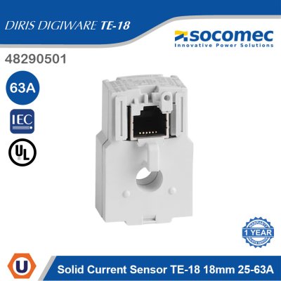 Socomec Solid Current Sensor TE-18 18mm 25-63A | 48290501