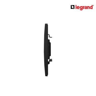Legrand ฝาครอบอะแดปเตอร์ 1 ช่อง สีดำ รุ่นมาเรียเซนต์ | Mallia Senses | 281192MB