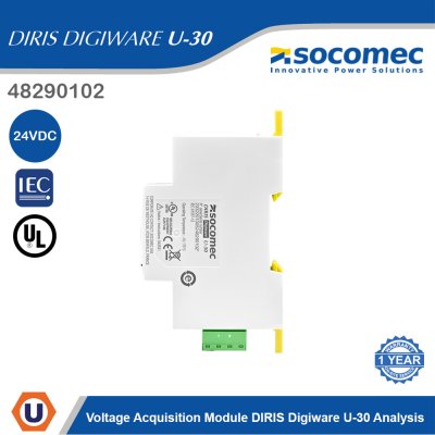Socomec Voltage Acquisition Module DIRIS Digiware U-30 Analysis | 48290102