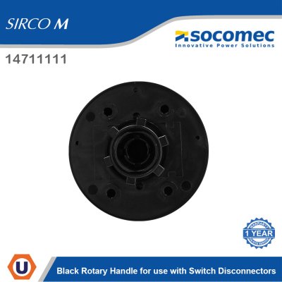 Socomec Black Rotary Handle for use with switch disconnectors | 14711111