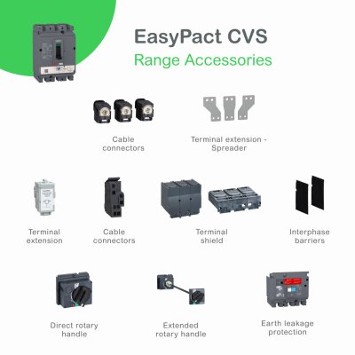 Schneider Electric Circuit breaker CVS160B 25 kA at 415 VAC 125 A TM-D trip unit 3P | LV516302