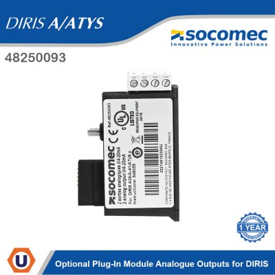 Socomec Optional Plug-In Module Analogue Outputs for DIRIS | 48250093
