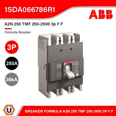 ABB BREAKER FORMULA A2N 250 TMF 250-2500 3P F F