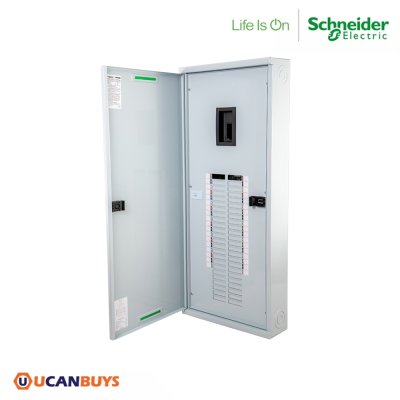 Schneider Electric ตู้โหลดเซ็นเตอร์สแควร์ดี แบบเมนเบรกเกอร์ รุ่น 36 ช่อง 3 เฟส 4 สาย | QO3-250EZ36G/SN