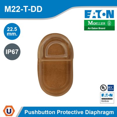EATON M22 Pushbutton Rrotective Diaphragm 22.5mm. IP67 | M22-T-DD