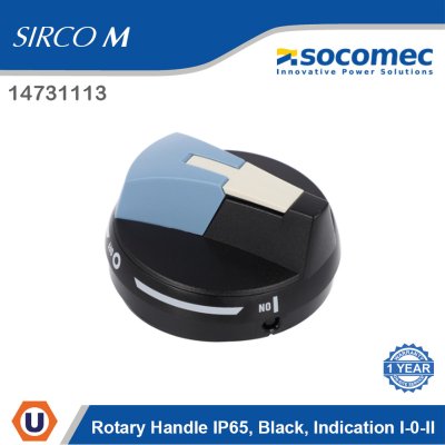 Socomec Rotary Handle IP55 Black Indication I-0-II | 14731113