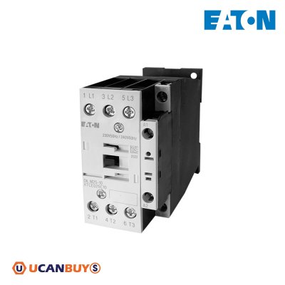 EATON - แมกเนติกคอนแทคเตอร์ 11 kw/15 Hp, AC-3, 380V w/Aux.1NO | DILM25-10(230V50HZ,240V60HZ)