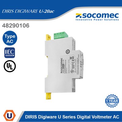 Socomec DIRIS Digiware U Series Digital Voltmeter AC | 48290106