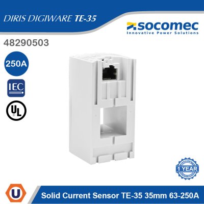 Socomec Solid Current Sensor TE-35 35mm 63-250A | 48290503