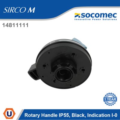 Socomec Rotary Handle IP55 Black Indication I-0 | 14811111