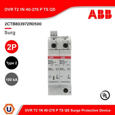 ABB OVR T2 1N 40-275 P TS QS Surge Protective Device SPD Type 2 | 2CTB803972R0500