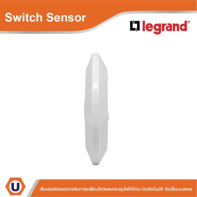Legrand Motion Sensor PIR 360° 8m Detection Range IP20 ติดตั้งแบบลอย | 048736