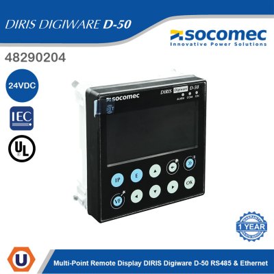 Socomec Multi-Point Remote Display DIRIS Digiware D-50 | 48290204