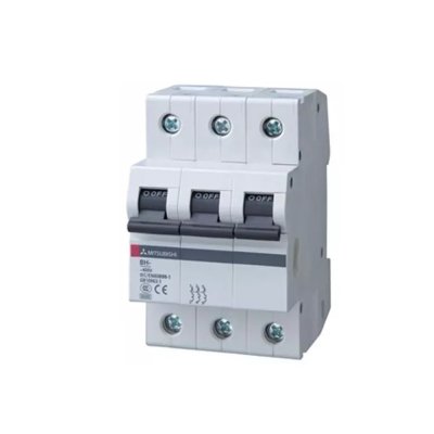 Mitsubishi MCB 3 Pole 50A 10kA รุ่น BH-D10-3P C50 Miniature Circuit Breaker