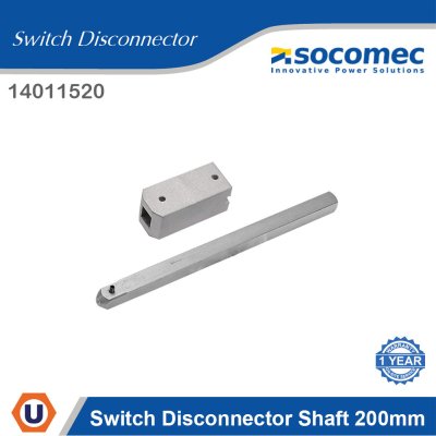 Socomec Switch Disconnector Shaft 200mm for SIRCOVER | 14011520