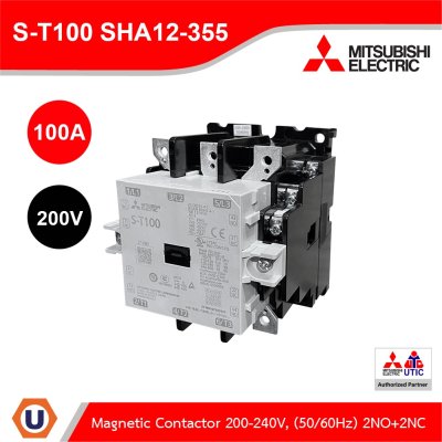 Mitsubishi Magnetic Contactors and Magnetic Motor Starters รุ่น S-T100 200V