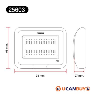 BTicino ชุดฝาครอบกันน้ำ สีเทา + เต้ารับเดี่ยว + สวิตซ์1ทาง | Matix