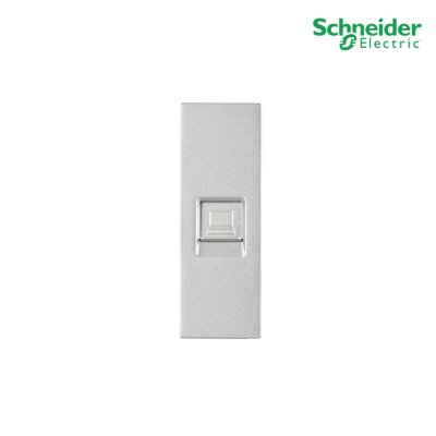 Schneider Electric เต้ารับคอมพิวเตอร์ CAT 5E พร้อมม่านนิรภัย สีเทา รุ่น AvatarOn A I M3T1RJ5M_GY