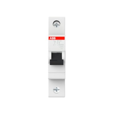 ABB - SH201-C6  ลูกย่อยเซอร์กิตเบรกเกอร์ 6 แอมป์ 1 โพล 6kA, MCB Mini Circuit Breaker1P, Breaking 6kA l Ucanbuys